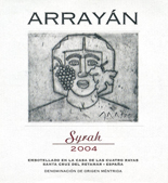 ARRAYÁN SYRAH - ageing wine