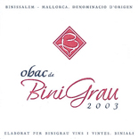 OBAC DE BINIGRAU - crianza