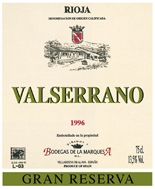 VALSERRANO - long ageing wine